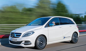 Mercedes B-Klasse Electric Drive Elektroauto Van Eco-Mobilität Test