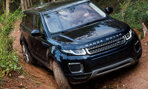 Range Rover Evoque schwarz Frontansicht