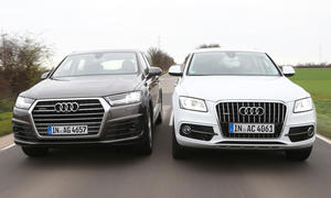 Audi Q7 gegen Audi Q5