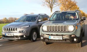 Jeep Cherokee und Jeep Renegade im Vergleich