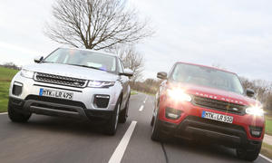 Range Rover Evoque Range Rover Sport Vergleich