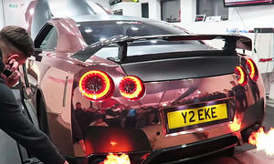 Nissan GT-R am Dynamometer