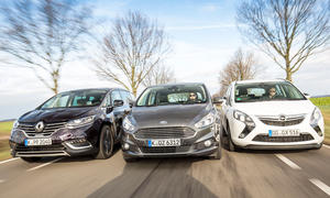 Ford S-MAX/Opel Zafira/Renault Espace: Vergleich 