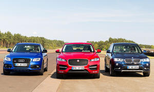 Audi SQ5/Jaguar F-Pace/BMW X3: Vergleich
