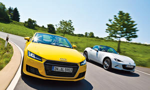 Audi TT Roadster/Mazda MX-5: Vergleich