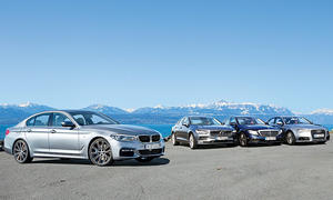 BMW 530d xDrive, Mercedes E 350 d, Audi A6 3.0 TDI quattro, Volvo S 90 D5