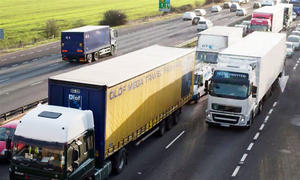 Hohe Strafe für Lkw-Fahrer