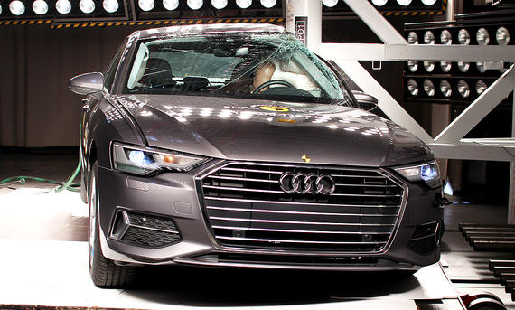 Audi A6 (2018) im Crashtest Audi A6 (2018) im Crashtest