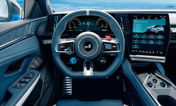 Alpine A390 (2025) - Alpine Das Cockpit des Alpine A390 (2025).