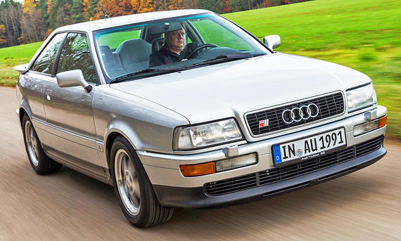 Audi S2 - Frank Ratering Der Audi S2 fahrend von vorne
