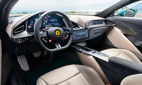 Ferrari Amalfi (2025) - Ferrari Das Armaturenbrett des Ferrari Amalfi (2025).