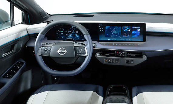 Nissan Leaf (2025) - Nissan Das Cockpit des Nissan Leaf (2025).