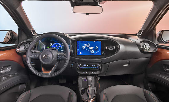 Toyota Aygo X (2025) - Toyota Cockpit des Toyota Aygo X (2025).