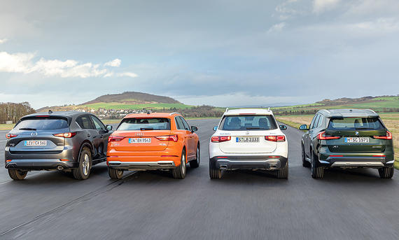 Mazda CX-5/Audi Q3/Mercedes GLB/BMW X1