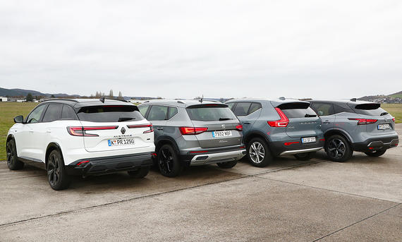 Renault Austral/Seat Ateca/Volvo XC40/Nissan Qashqai