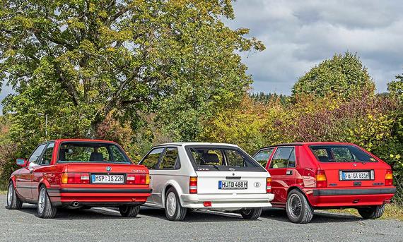 BMW 318iS/Opel Kadett GTE/Lancia Delta GT