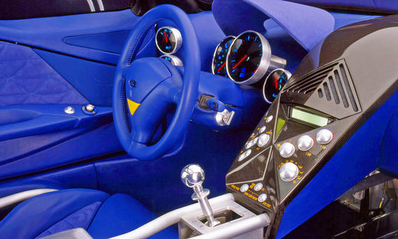 Ford GT90 - Ford Das Cockpit des Ford GT90