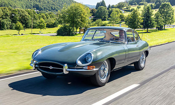Jaguar E-Type 4.2 Frontansicht