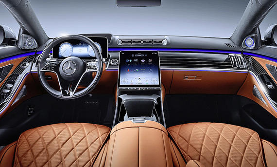 Mercedes S-Klasse (2020) - Mercedes Das Cockpit der Mercedes S-Klasse.