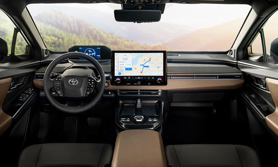 Toyota bZ4X Touring (2026) - Toyota Blick auf die Armaturen im Innenraum des Toyota bZ4X Touring (2026).