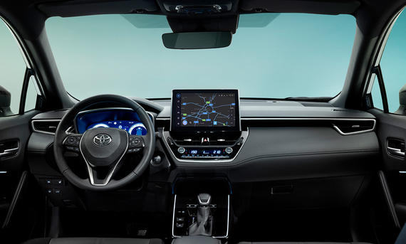 Toyota Corolla Cross Facelift (2025) - Toyota Das Cockpit des Toyota Corolla Cross Facelift (2025).