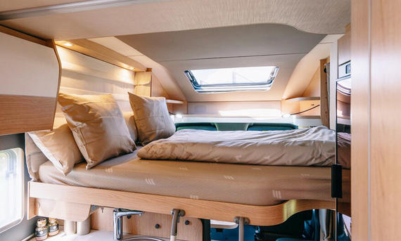 Hymer B-Klasse Modern Comfort T 600 (2025) - Hymer Das Bild zeigt das optionale Hubbtett in der Hymer B-Klasse T 600 (2025)