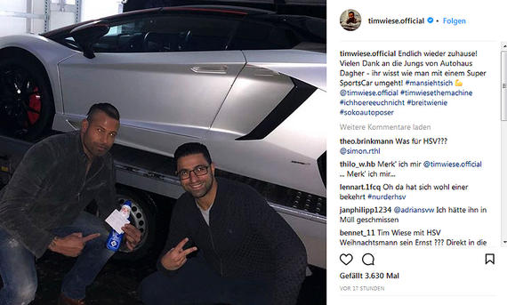 Tim Wiese hat seinen Lambo wieder