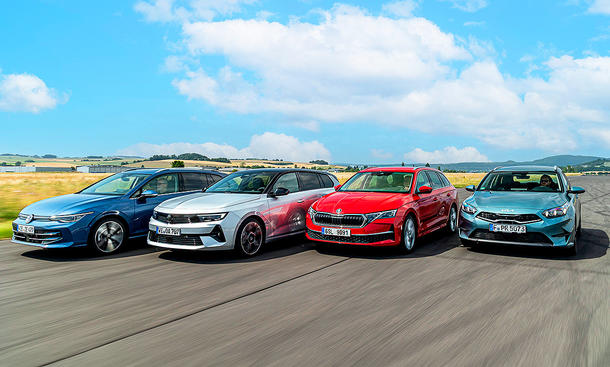 VW Golf Variant/Opel Astra Sports Tourer/Skoda Octavia Combi/Kia Ceed Sportswagon 
