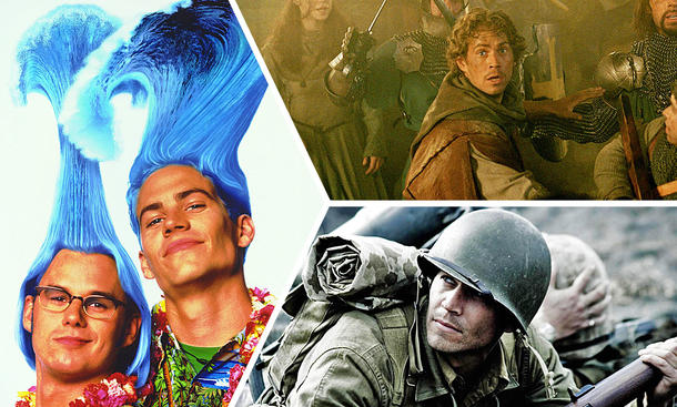 Collage verschiedener Paul-Walker-Filmrollen
