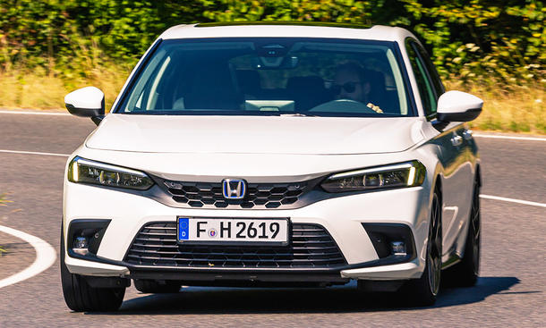 Honda Civic e HEV Test autozeitung