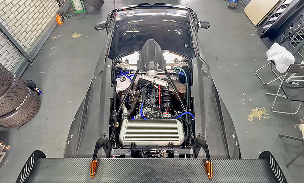 Der Motor des Hondaghini.