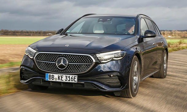 Mercedes E 300 e T Modell Test autozeitung