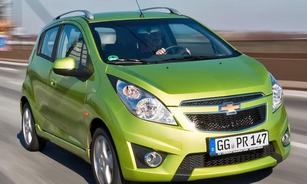 Der neue Stadtflitzer Chevrolet Spark im Einzeltest Testauto mit Reihen-Vierzylinder mit 82 PS