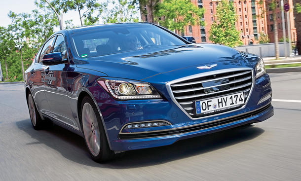 hyundai genesis 2015 3.8 v6 gdi test limousine front