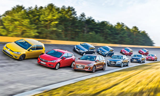 A3 1er Focus I30 3 A Klasse Astra 308 Megane Golf Test