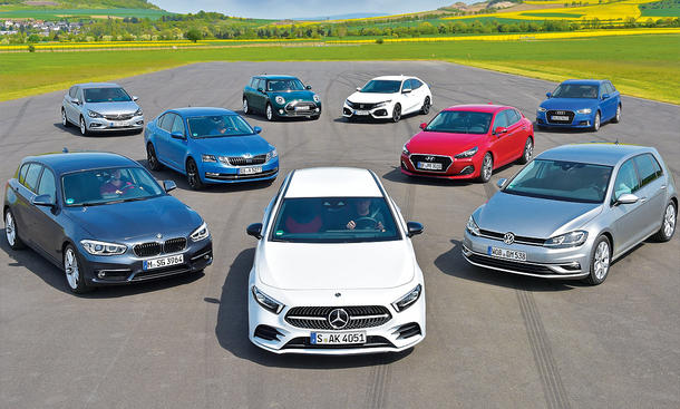 A3/1er/Civic/i30/A-Klasse/Clubman/Astra/Octavia/Golf