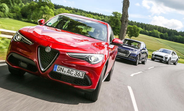 Alfa Romeo Stelvio/Audi Q5/Porsche Macan