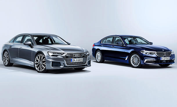 Audi A6, BMW 5er