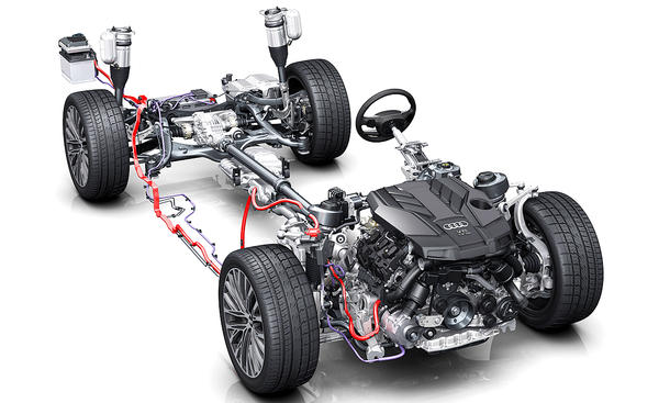 Antriebsstrang den Audi A8 (2017)