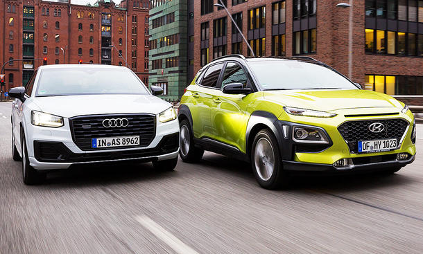 Audi Q2 quattro, Hyundai Kona 4WD