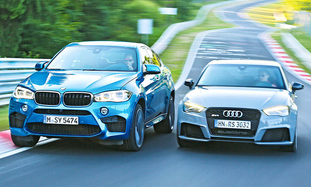 BMW X6 M/Audi RS 3