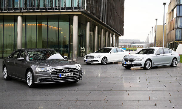 Audi A8/Mercedes S 350d/BMW 730d