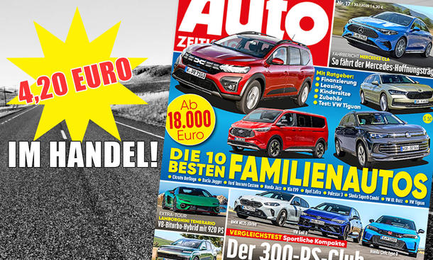 AUTO ZEITUNG 17/2025: Symbolbild zeigt das Cover und den Preis der Ausgabe.
