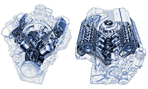 Bmw 502 740i 2 V8 Motor Autozeitung De