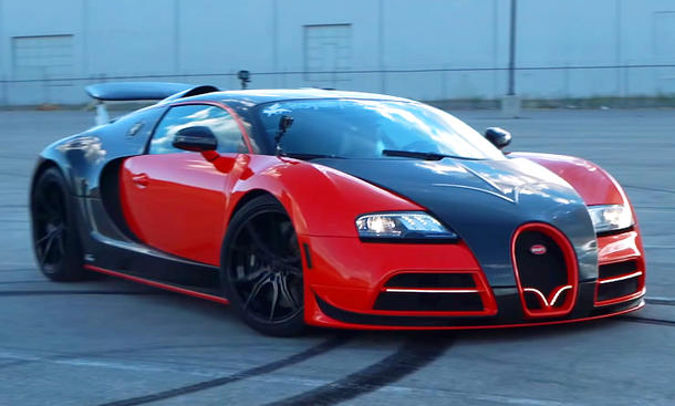 Bugatti Veyron mit Heckantrieb Video autozeitung.de