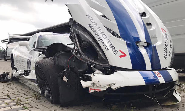 Dodge Viper bei Nürburgring-Rekordversuch