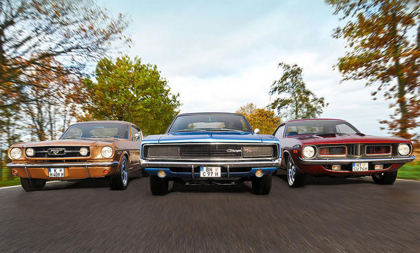 Mustang/Charger/Barracuda: Classic Cars 