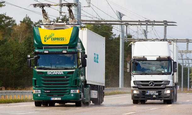 Siemens baut E-Lkw-Teststrecke