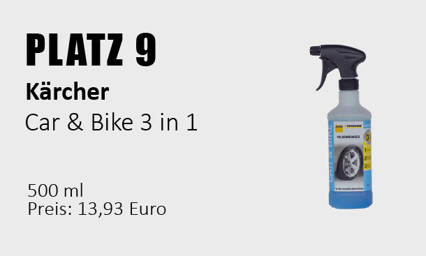 Platz 9: Kärcher – Car & Bike 3 in 1