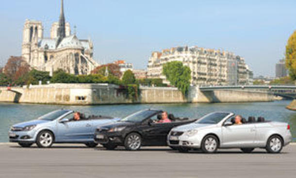 Klappdach Cabrios Im Test Vw Eos Ford Focus Cc Und Opel Astra Twin